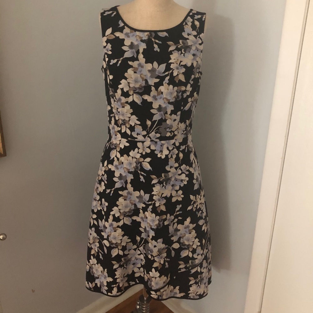 WHBM Floral High/Low Midi Dress